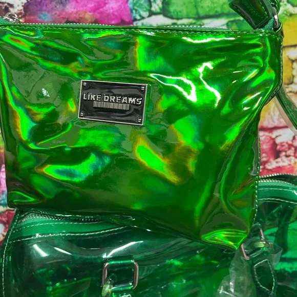 Like Dreams - Clear Chain Barrel Handbag - Picture 4 of 6